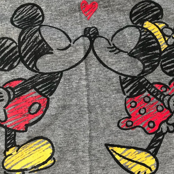 Disney Tops - Juniors Mikey and Minnie Disney Tee (Size M)